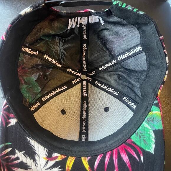 VEZA SUR Brewing Co. Floral Baseball Snapback Hat Cap Winwood Miami FL - Picture 5 of 5